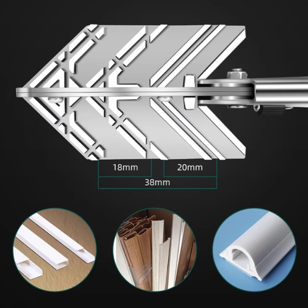 Multi-angle Bevel Scissors Angle Shear 45-135 Degree Angle Mitre Siding Wire Duct Cutter Blades And Spanner