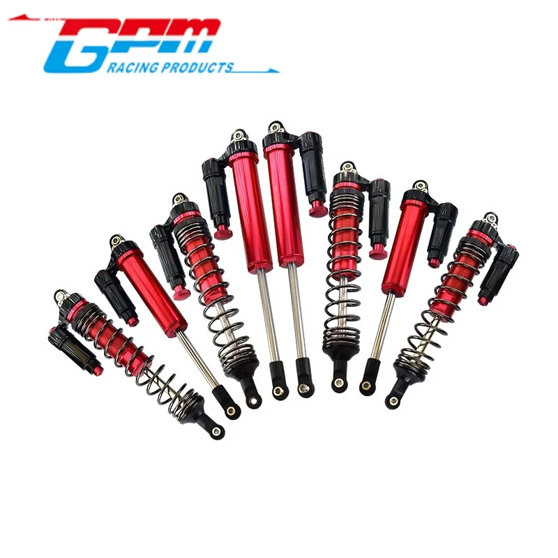 

Комплект амортизаторов GPM UDR3596FR/LN из алюминия 6061-T6, передний и задний, L-образные (со встроенным поршнем) для Traxxas 1/7 Unlimited Desert Racer