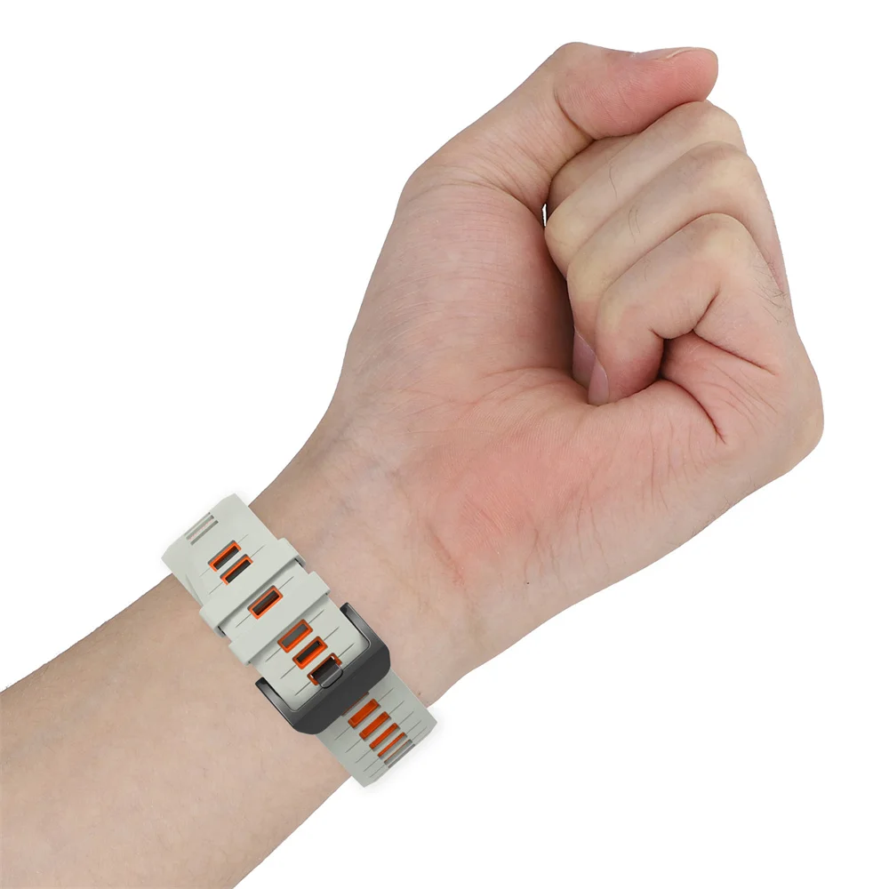 QuickFit 26 мм 22 мм ремешок для часов Garmin Fenix 7X 7 Pro Sapphire Solar силиконовый ремешок для часов Fenix 8 E 6X 6 Pro 5X 5 Plus браслет