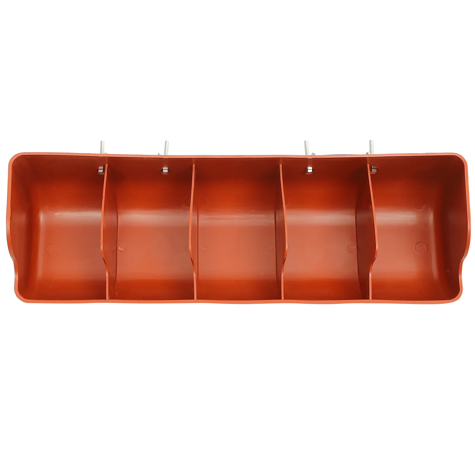 

Durable Plastic 5-Compartment Piglet Feeding Groove Practical Pig Feeding Trough Farm Supply Livestock Feeder Pig Trough