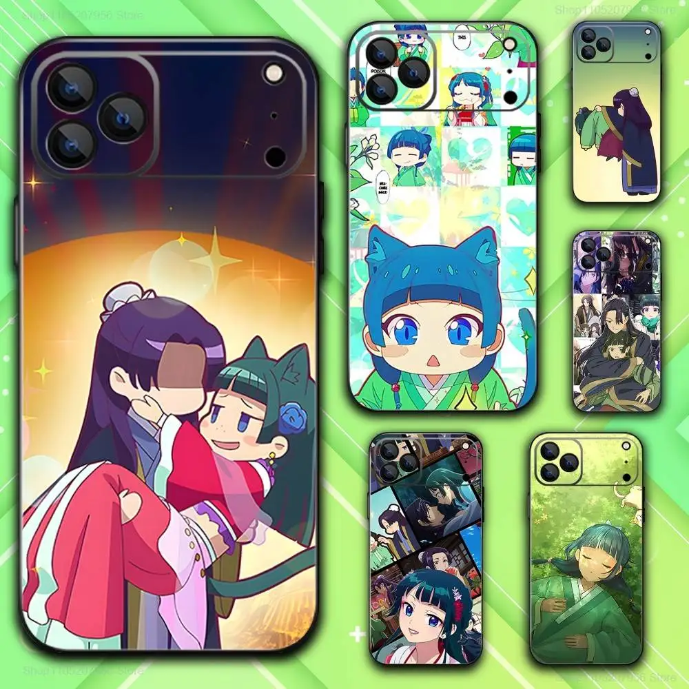 

Apothecary D-Diaries Maomao Phone Case For iPhone 13,16,11,14,17,12,15,Plus,E,Air,Pro,Max,Mini Protective Black Cover