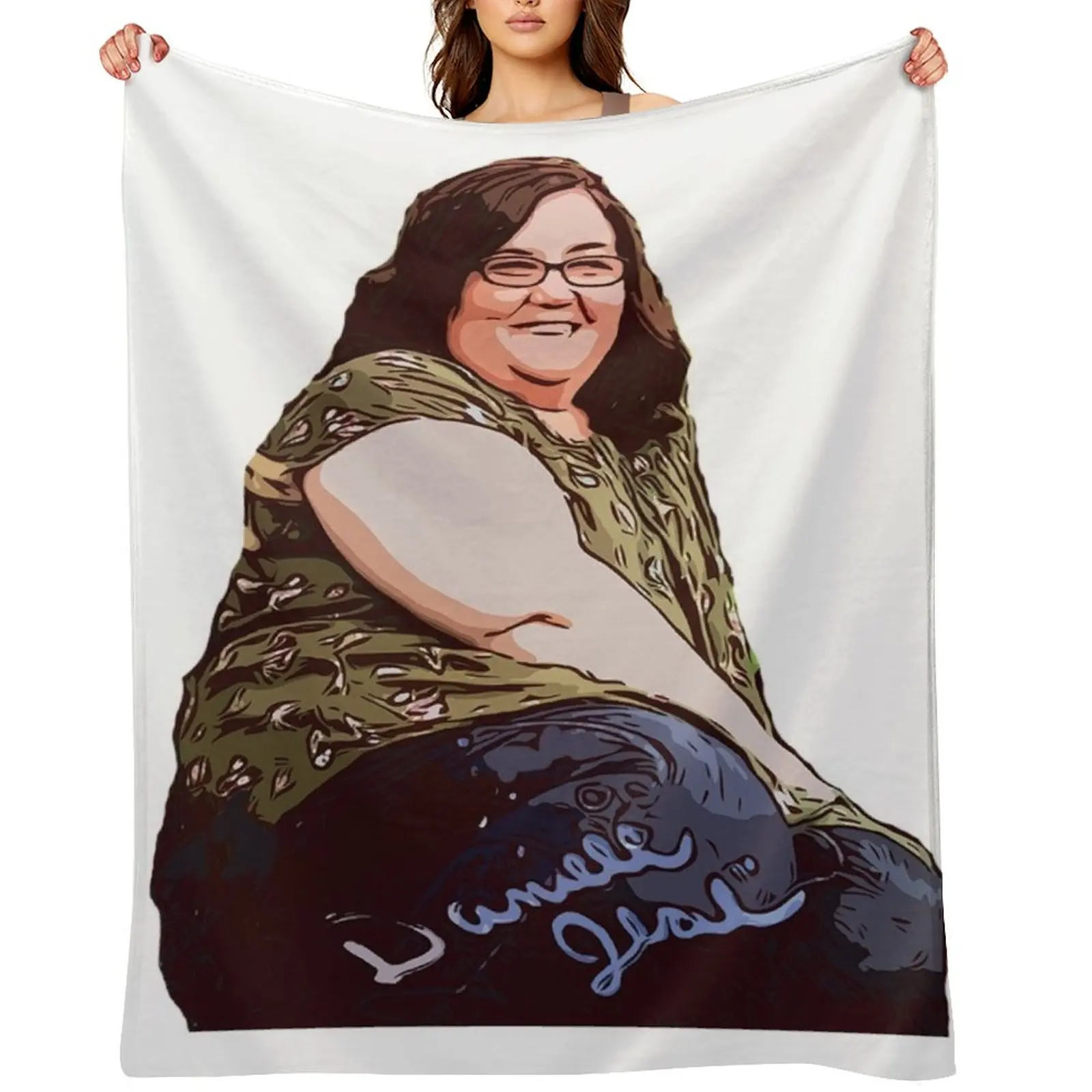 

Danielle Jbali 90 Day Fiance Throw Blanket Luxury Brand Multi-Purpose wednesday Travel Blankets