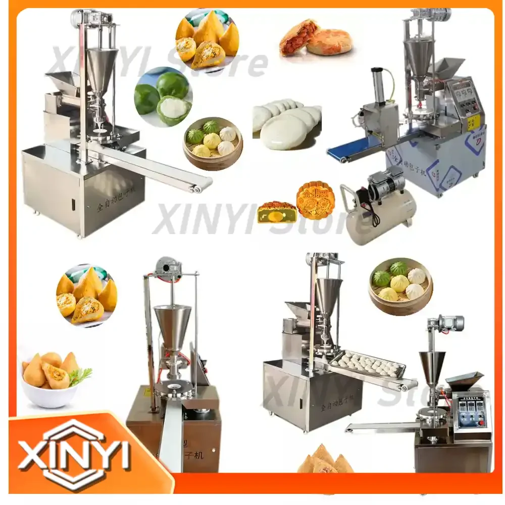 High Yield Brazilian Coxinhas Meat Pie Filling Machine Electric Pie Maker for Food Processing Equipment for Commercial Bakery