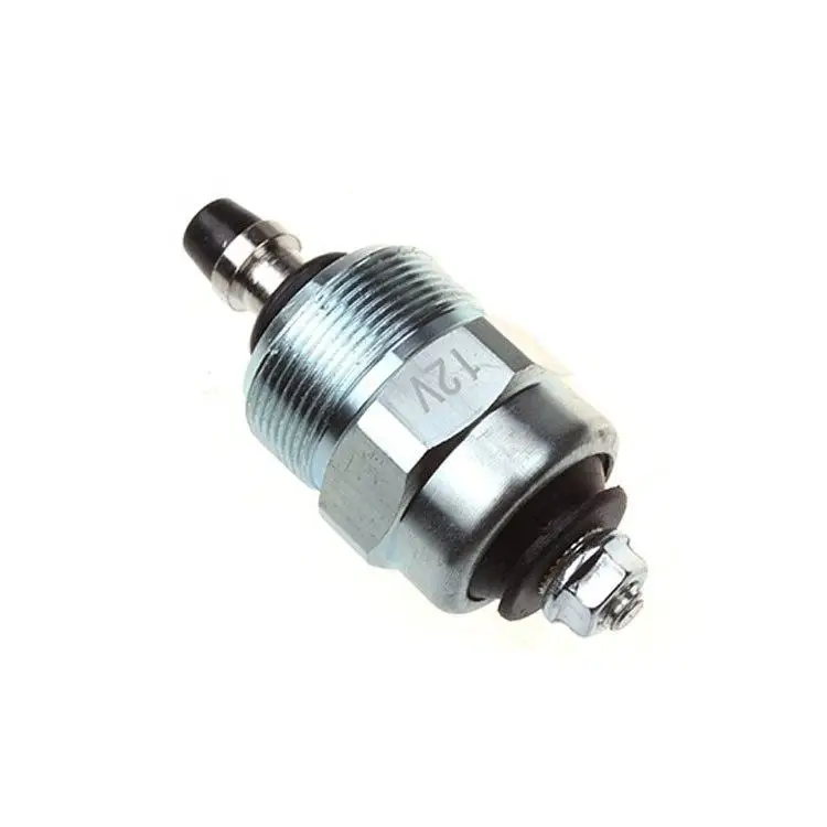 Fuel Cut Off Stop Solenoid 12V A77753 4225404M 6630546 8190393 Compatible with Case Loader 1840 1845C 40XT 580SK 580SL