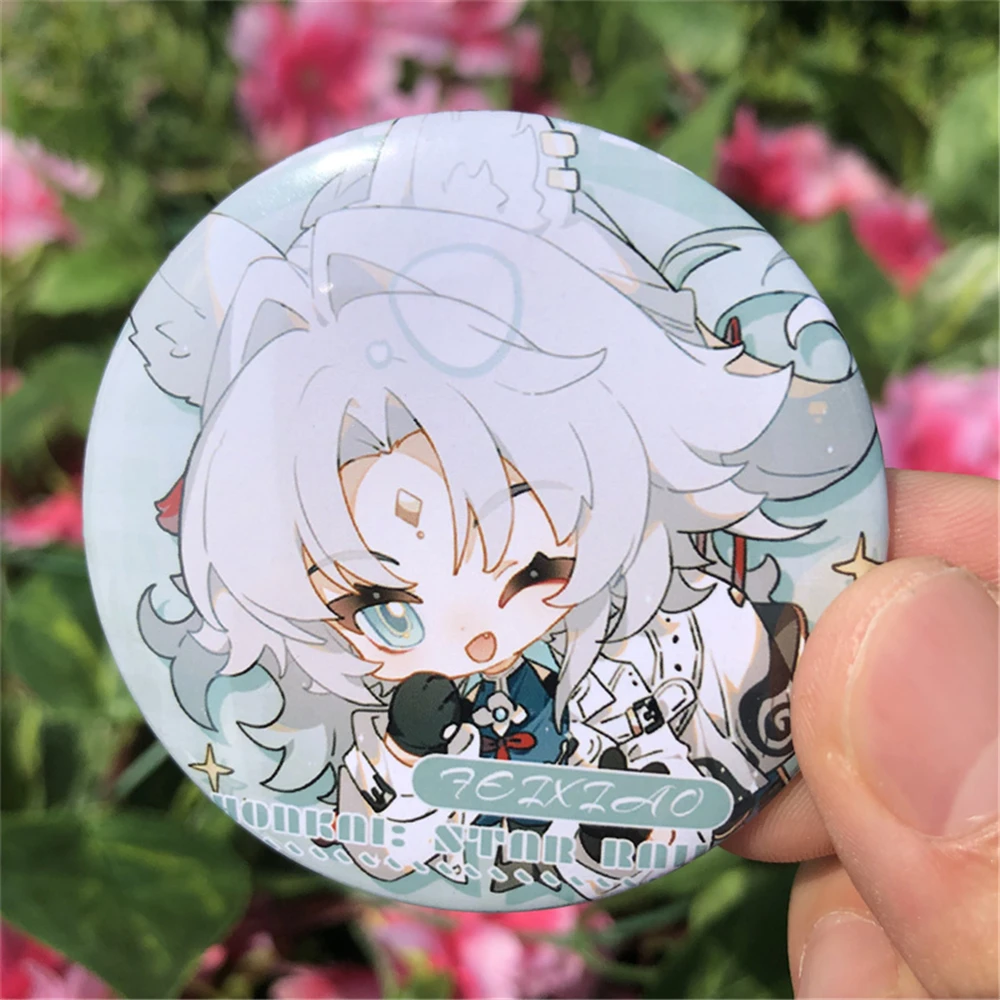 

Game Honkai: Star Rail Feixiao Cosplay Badge Pin SPTE Tinplate Brooch Prop ﻿