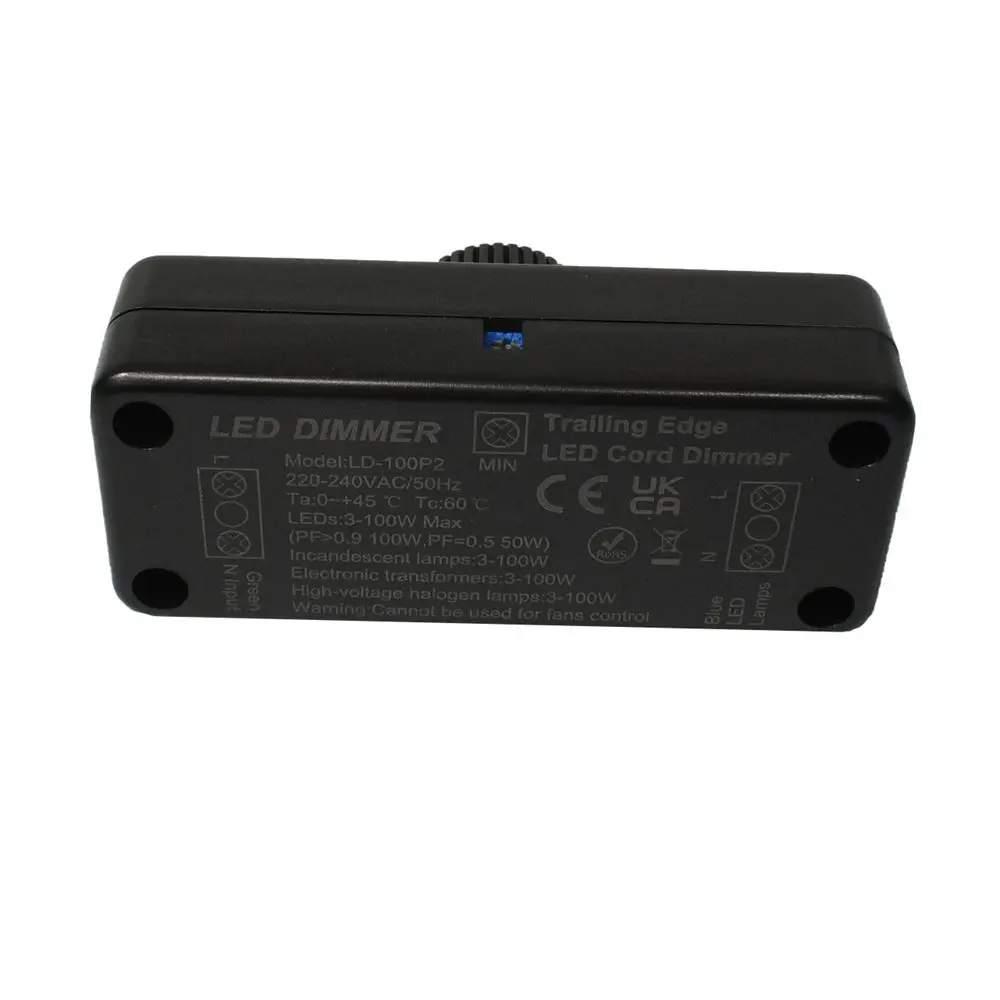 100W Wall Mounted Smart Rotary Knob Touch Dimmer Switch Controller Light Dimmer Switch LED Dimmer Switch Lighting Control