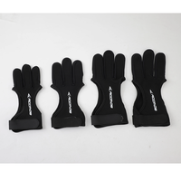 3 Fingers Glove Hand Guard Protector S/M/L/XL Breathable Outdoor Archery Shooting Outdoor Sports Accessory
