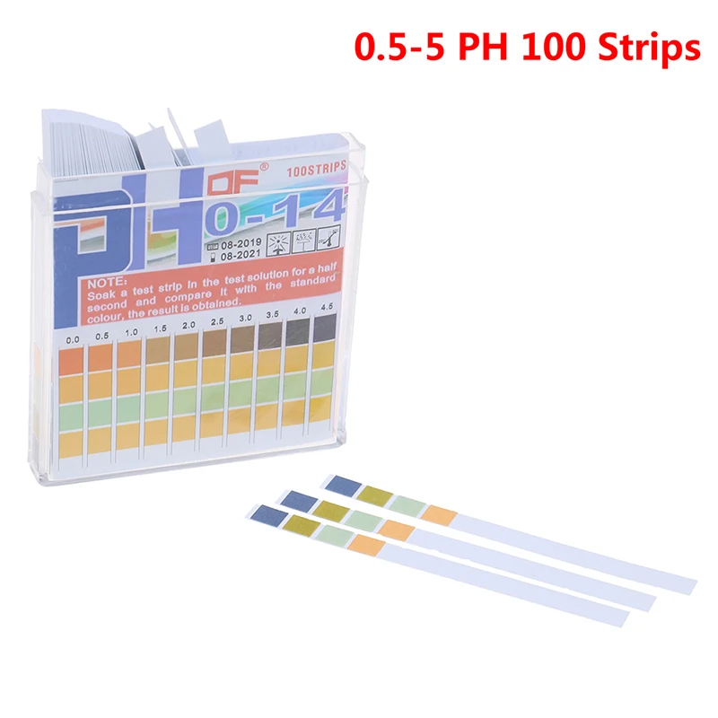 Universal pH Test Paper Strips Test Acid Alkaline Level Measure Full Range 0-14