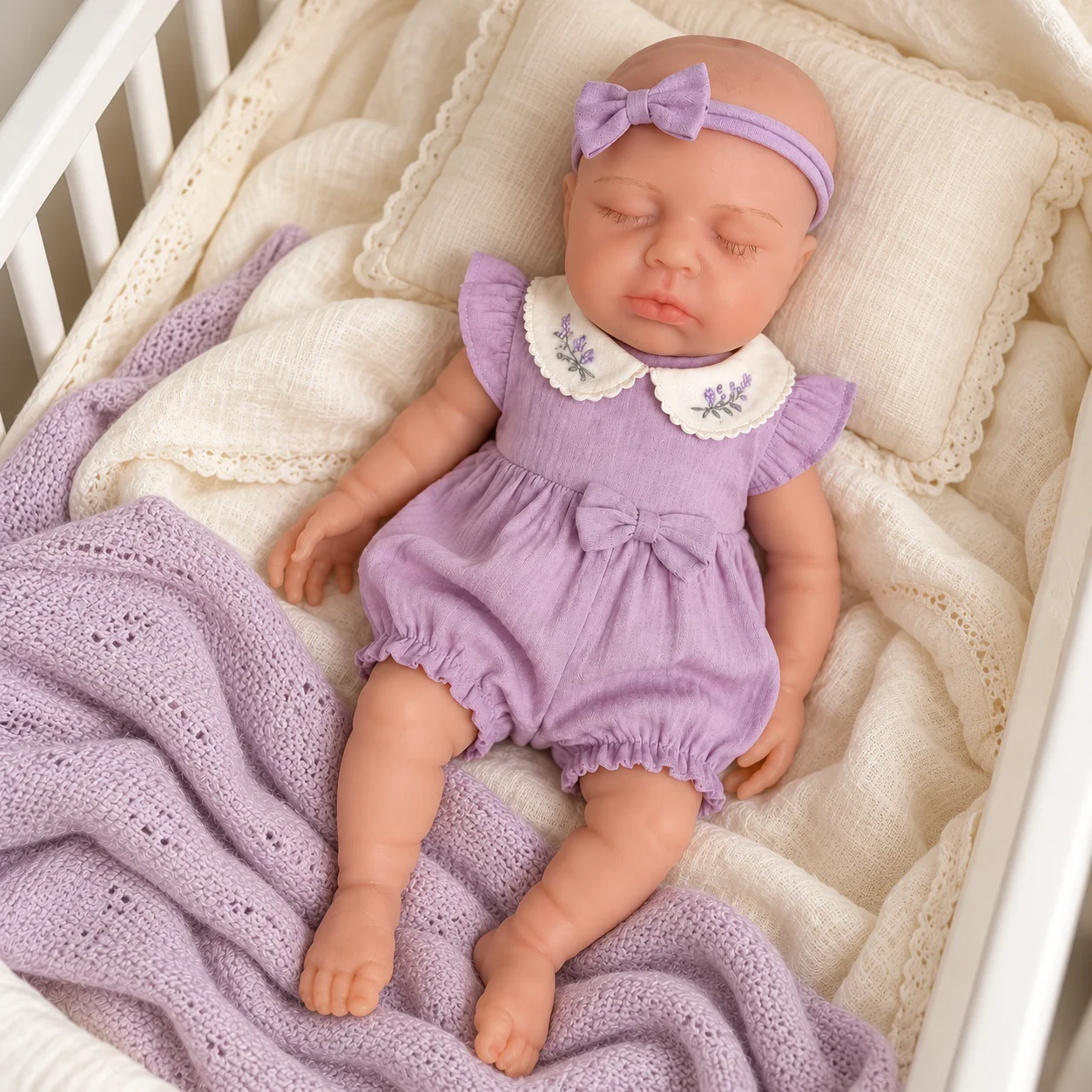 Reborn Baby Doll Silicone Realistic - دمية 