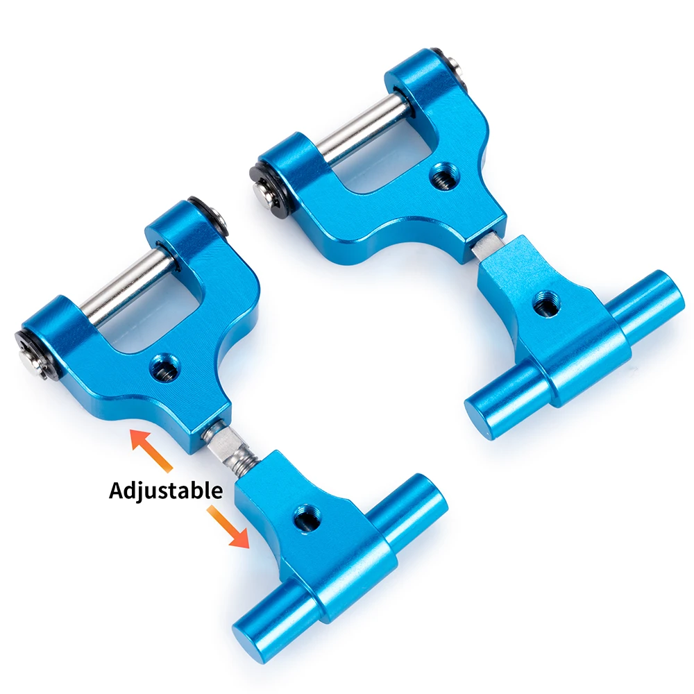 AXSPEED Aluminium Alloy Adjustable Front /Rear Upper Swing Arm for Tamiya TT02 1/10 RC Drift Car Upgrade Parts