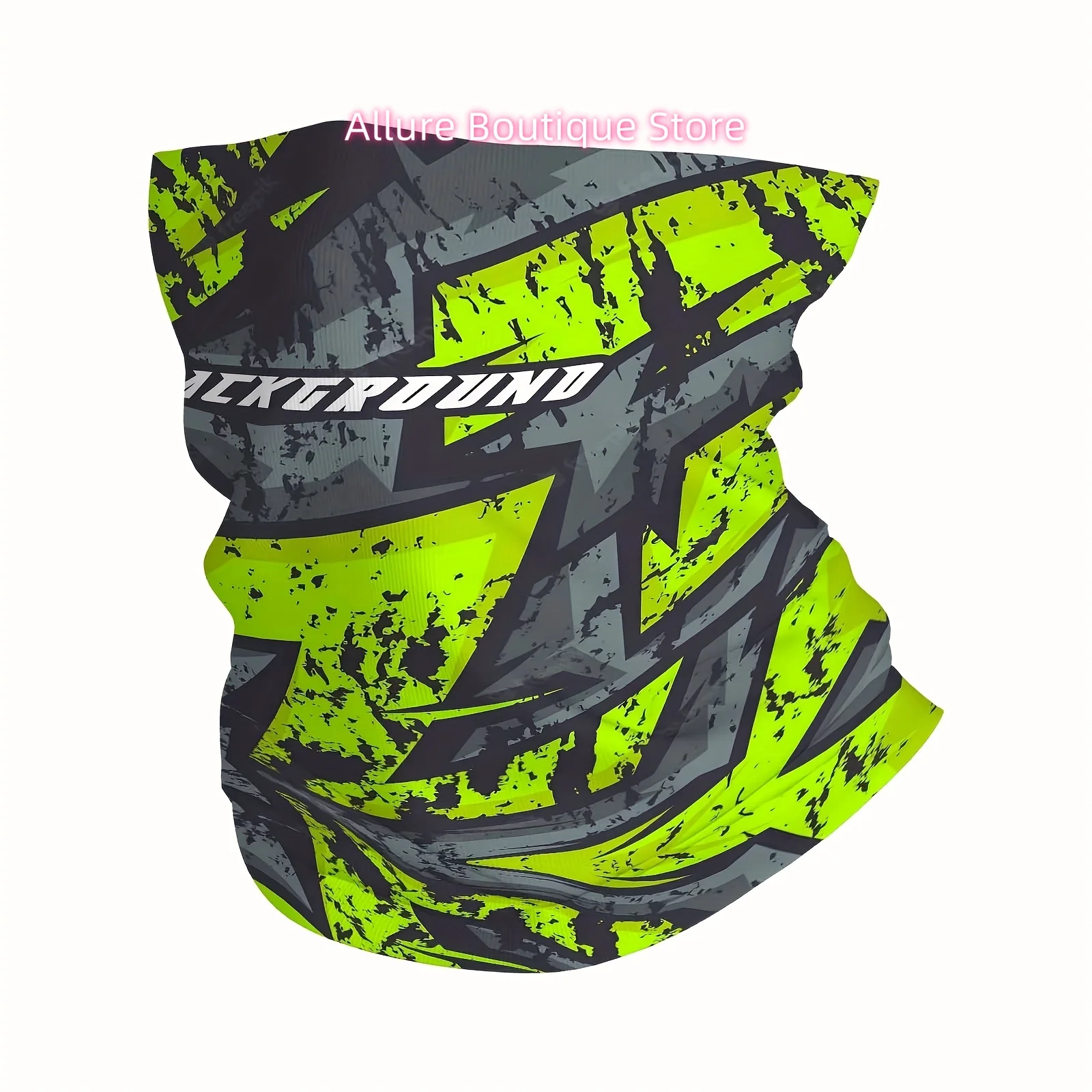 Abstract Neon Print Breathable Unisex Scarf & Neck Gaiter - Full-Body Digital Print, Machine Washable for Outdoor, Holiday Event