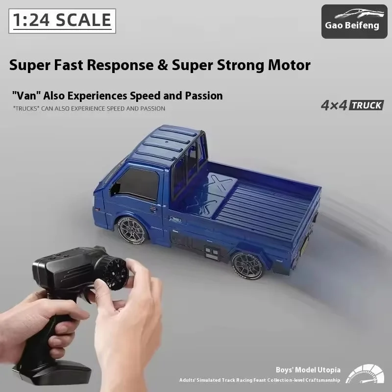 

Ask The North Wind High-Speed Rc Small Truck 1:24 Scale Proportional Throttle Drift Car Remote Control Racing Model Toy