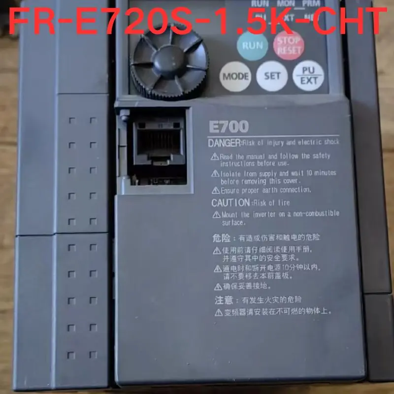 

Second-hand test OK,frequency converter FR-E720S-1.5K-CHT