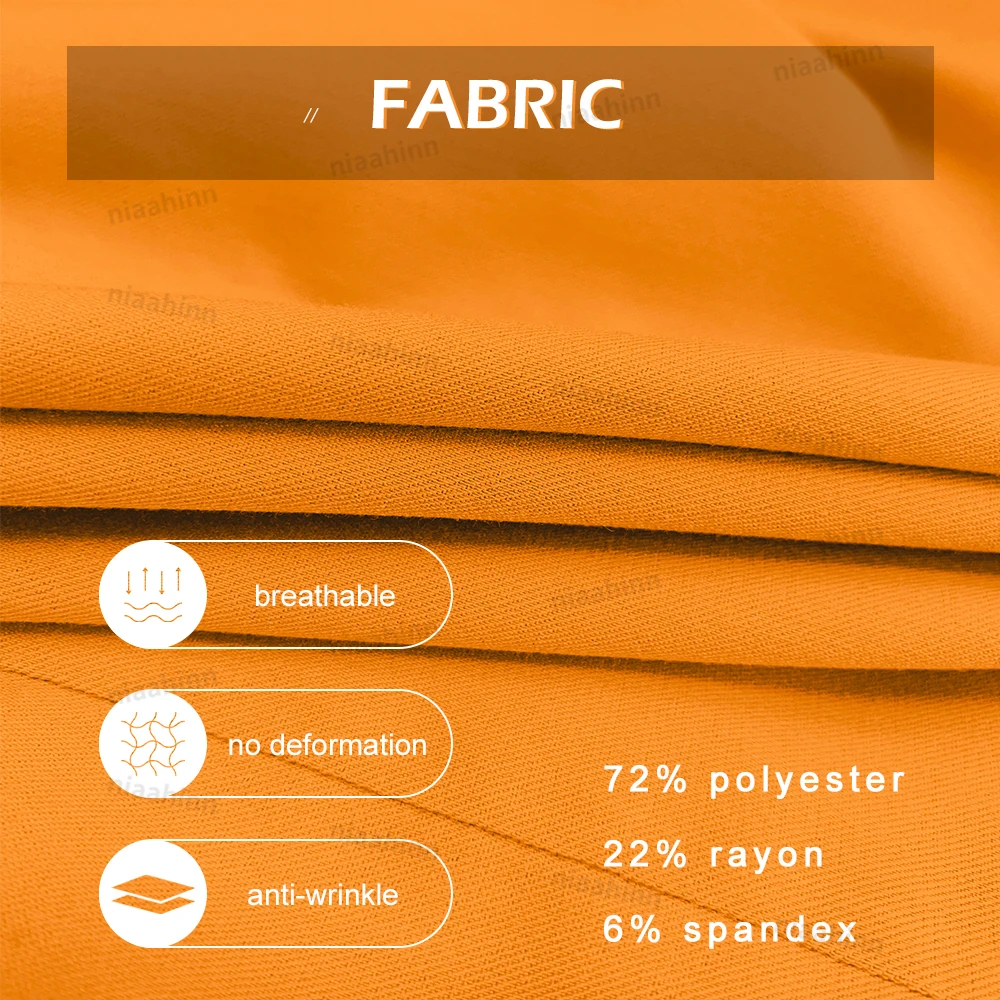 Niaahinn 간호사 유니폼 세트, 의사 간호사 치과 병원 유니폼 세트, 탑 조거 바지 스크럽 슈트, 16 가지 색상 스크럽