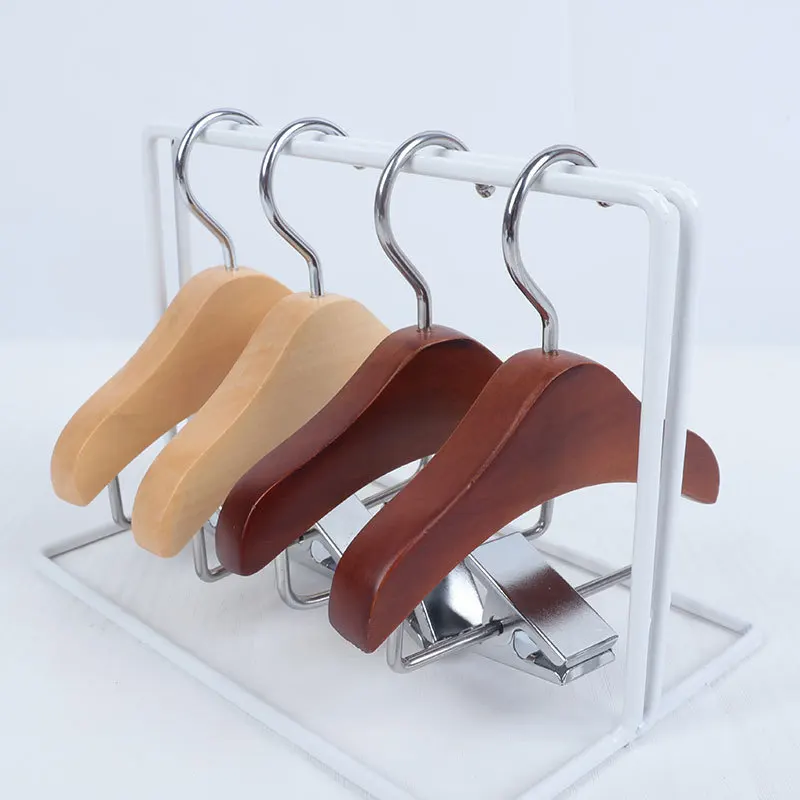 Mini Perchero de Madera para el Hogar, Clip Circular para Exhibición y Almacenamiento de Tarjetas de Color para Arte de Uñas, Perchero Antideslizante para Ropa de Mascotas