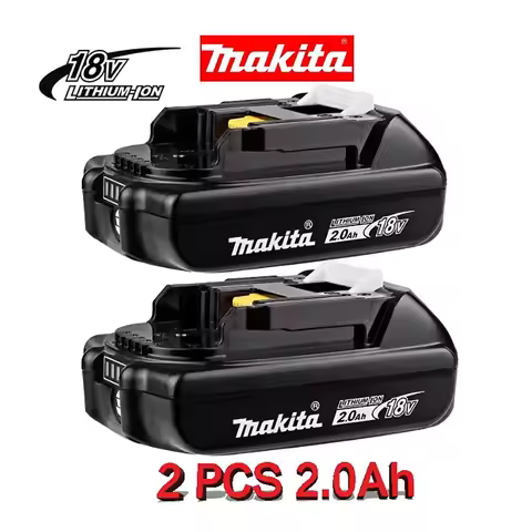 2Ah/2000mAh Original Makita 18V Battery BL1820B Rechargeable Lithium-Ion Battery for Makita 18V Power Tools Replace the battery