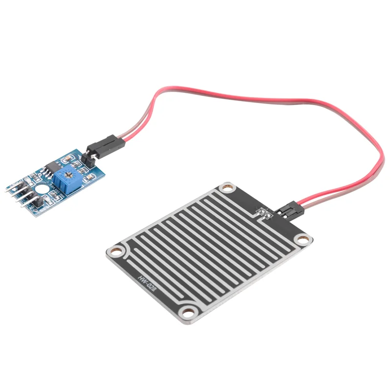 Nowy-6X Moduł czujnika deszczu Moduł czujnika deszczu 3, 3V-5V