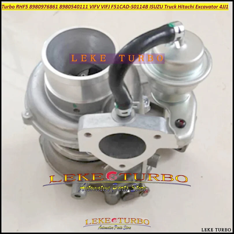 Turbo RHF5 8980976861 8980976860 8980540111 VIFJ FV F51CAD-S0114B Turbocharger For ISUZU Truck For Hitachi Excavator 4JJ1 Engine