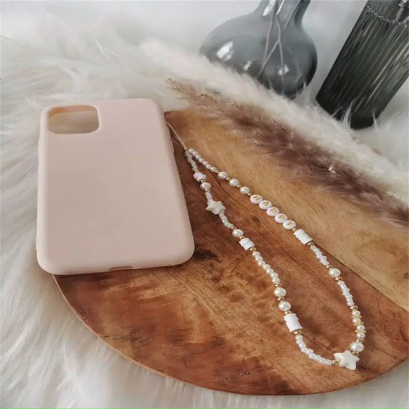 Mobile Phone Durable Five-pointed Star Beautiful Letters Simple Decoration Shell Portable Fashion Mobile Phone Periphery Natural