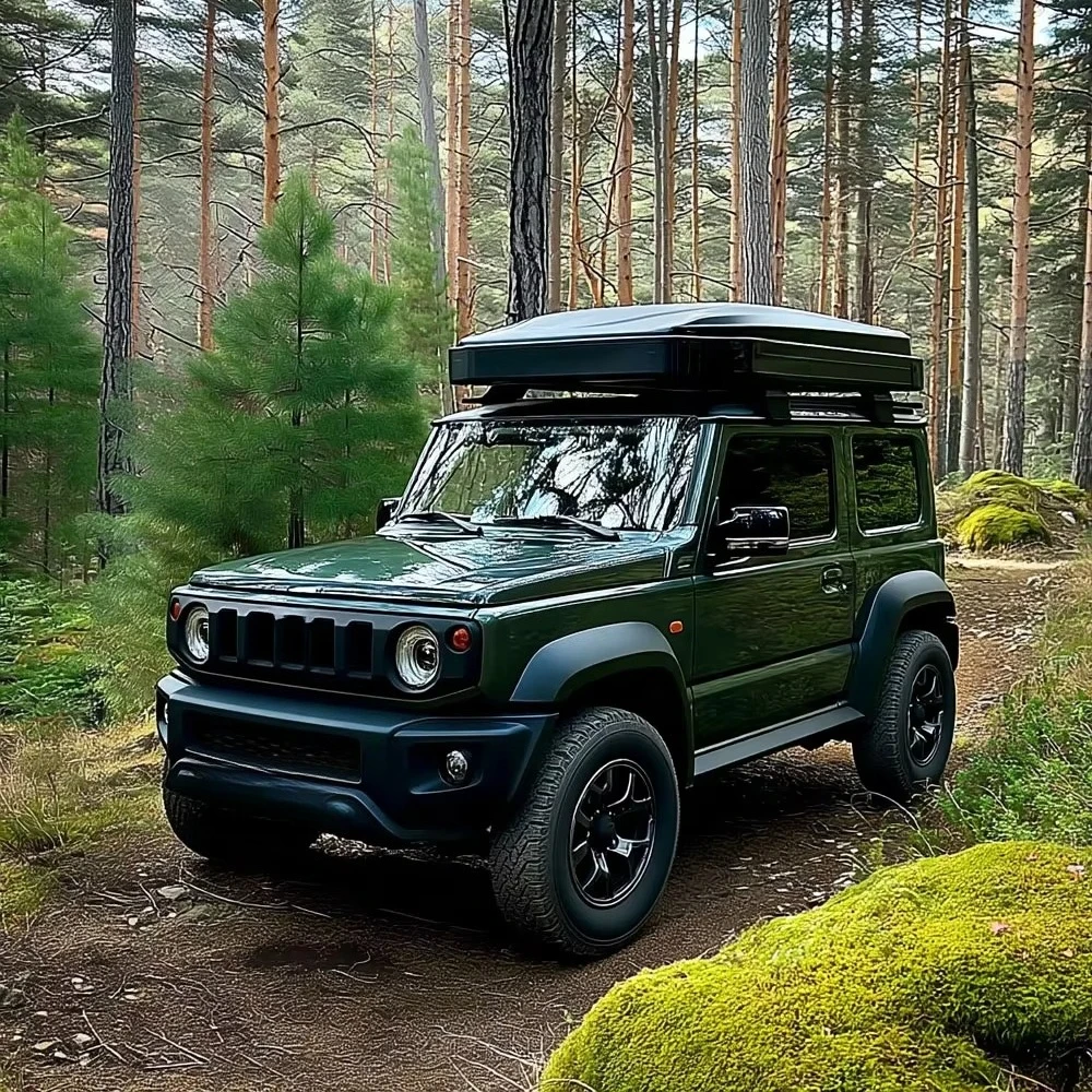 Sturdy Hydraulic Frame Car Rooftop Tent with WaterproofCloth and High Density Foam Mattress Included