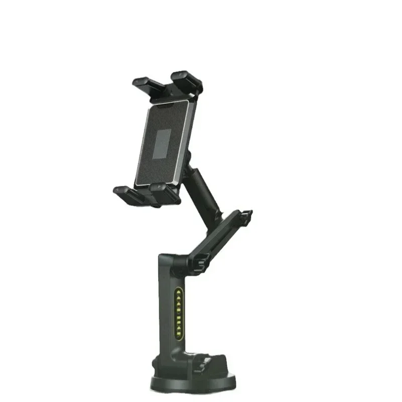 Tablet Phone Holder 360 Adjustable Car Cupholder Laptop Tablet Handle 270 Tilt Bar Silicone Triangular Base Holders For Vehicle