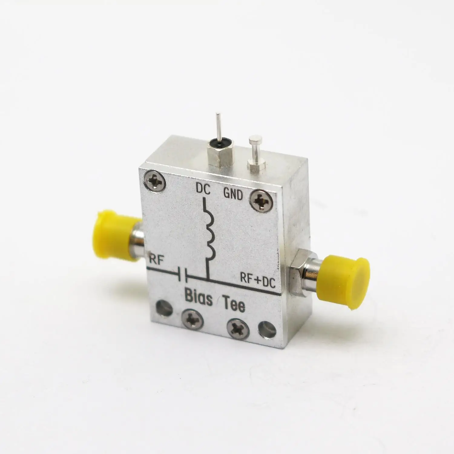 DYKB 50M-10G Bias Tee RF DC Injector Blocker SMA Coaxial Biaser 0.05-10GHz DC Power Over Cable LNA SDR Antenna GPS BiasTee