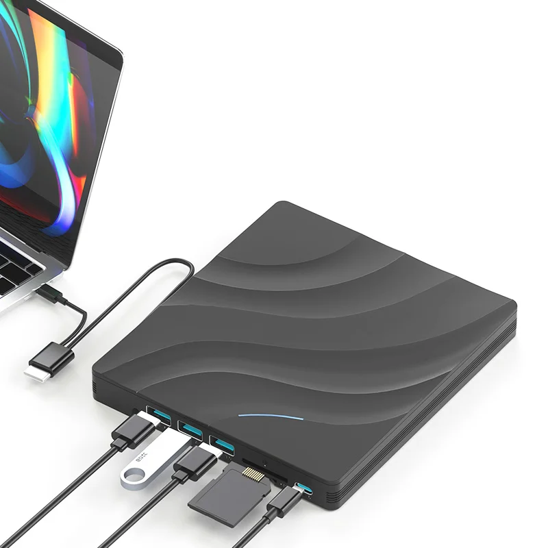hit productMultifunctional Blu Ray burner External BD RE Blu Ray Drive Supports 3D Movie Playback and Recording