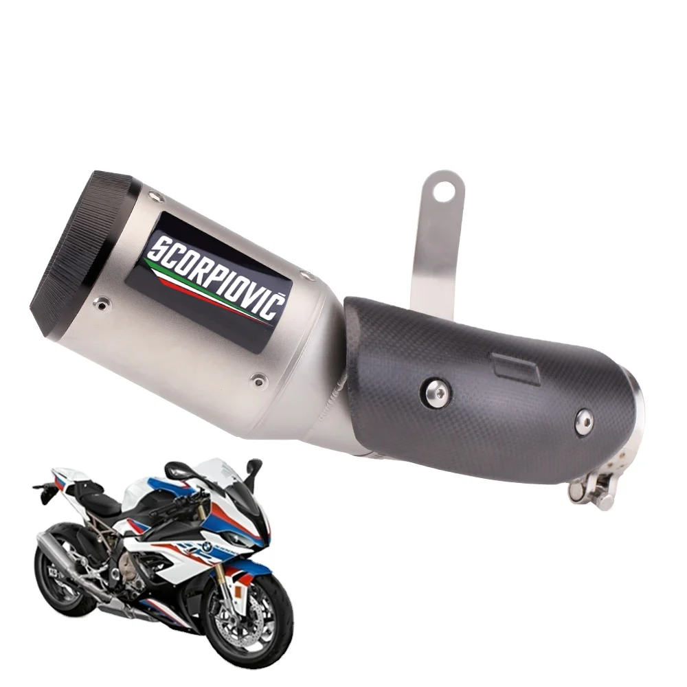 FOR B S1000RR 2015-2016 Motorcycle Racing Performance Exhaust Racing Line Original Location Motorcycle Muffler