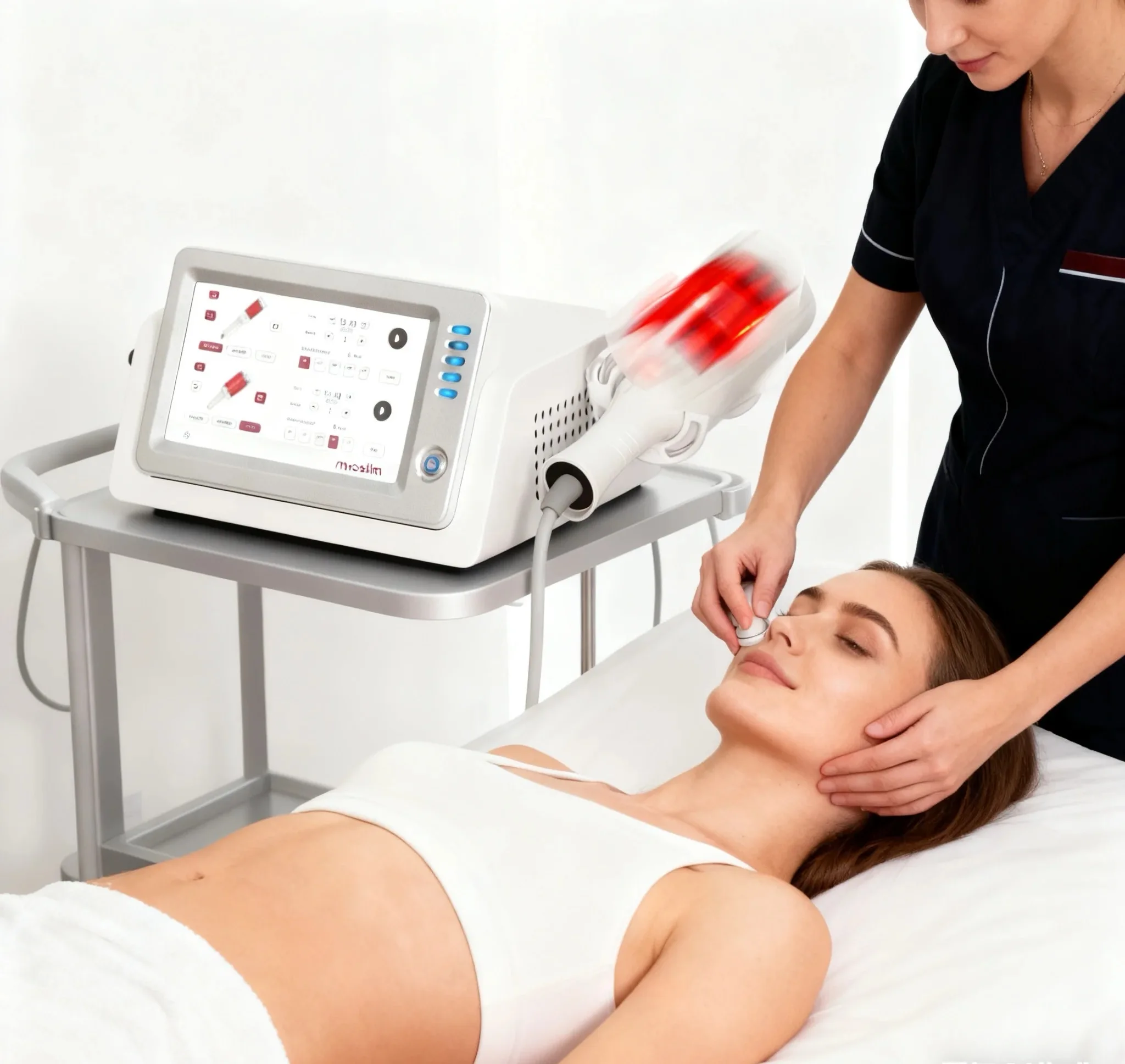 

Dispositivo moldeador de cuerpo con rodillo de bola interior para adelgazar el cuerpo, estiramiento de la piel, alivio del d