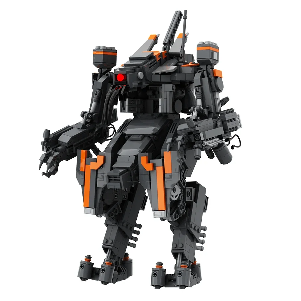 

MOC Machinery Shrimp Black Robot Building Blocks Movie District 9 Aliens Exile on Earth Mecha Shrimp Bricks Toy for Kid Boy Gift