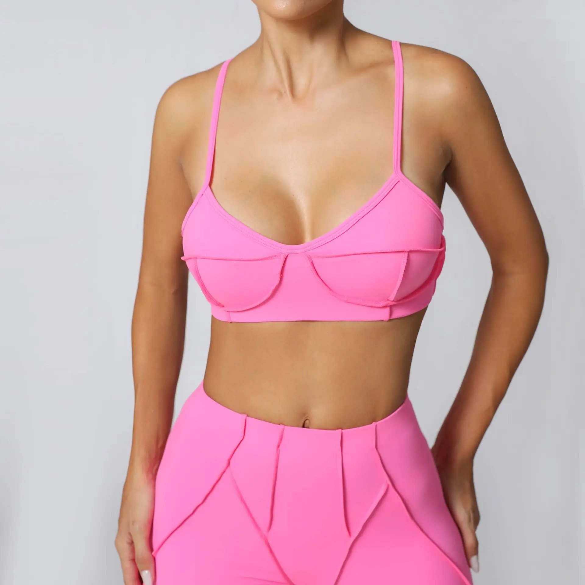 Sexy Sports Bra Gym Top Women Training Running Yoga Bra Stretch Women Sports Underwear Push Up Fitness Workout Women Tank Tops