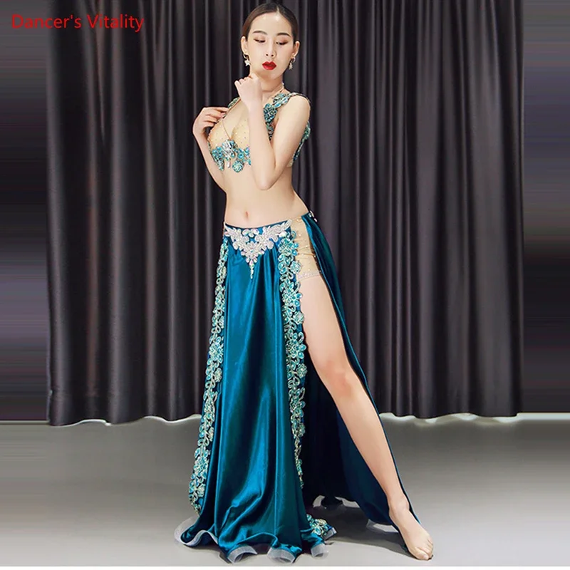 New 2pcs/set Belly Dance Costume Womens Belly Dancing Costume Sets Tribal Bollywood Costume Indian Dress Bellydance Dress