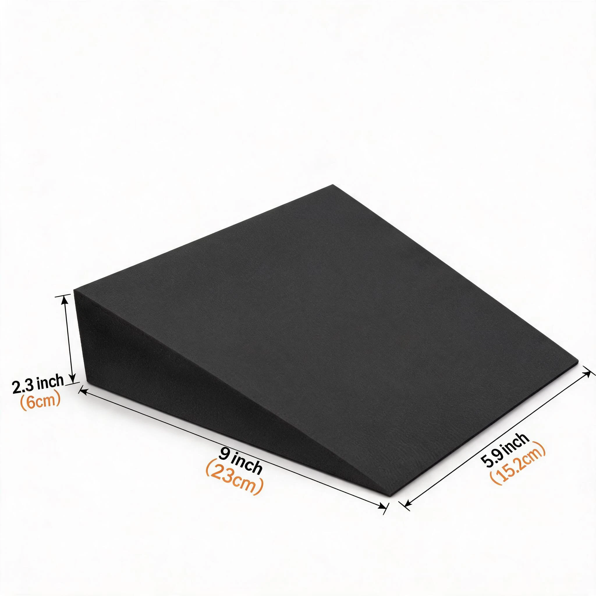 1Pair 23x15x6cm for Yoga Block Squat Yoga Stretching Inclined Board Wedge Slant Board, Calf Stretcher, Balance Pad Foam Wedge