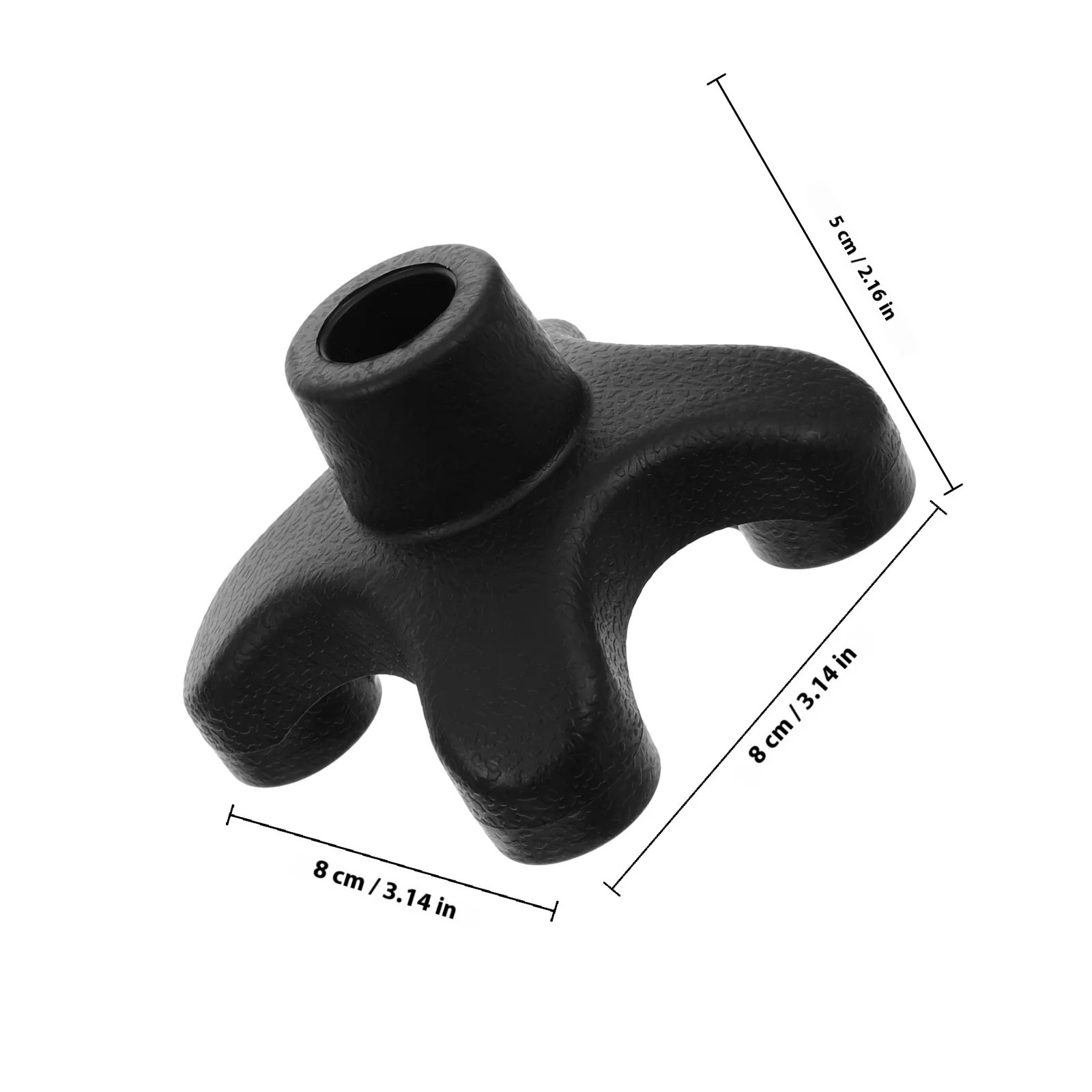 ยางรองกันลื่นสำหรับไม้เท้า ปลอกหุ้มปลายไม้เท้าสำหรับผู้สูงอายุ ป้องกันการลื่นไถล ใช้สำหรับเดินป่าและปีนเขา