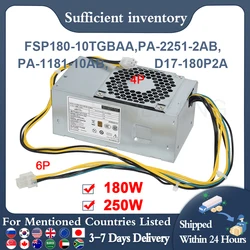 Working For Acer Veriton E450 D650 D850 X4660G 6Pin 180W PSU PA-1181-10AC PA-1181-10AB FSP250-20TGPAA PA-2251-2AB FSP180-10TGBAA