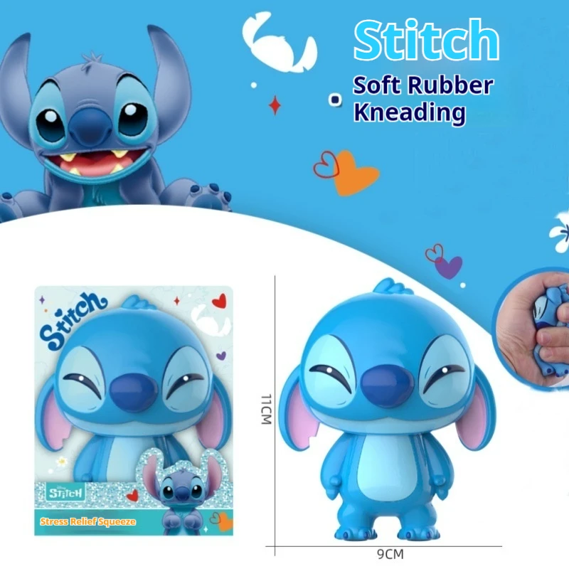 Stitch Disney Decompression Toy Stitch Model Decompression Soft Slow Rebound Doll Cartoon Children\'s Figure Toy Healing Gift