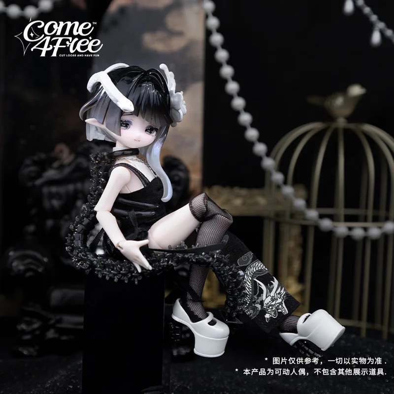 حقيقي Come4free Minty V2 المحيط جوهرة سلسلة 1/8 Bjd صندوق أعمى طبعة محدودة معلقة بطاقة لطيف عمل الشكل هدية مزخرفة