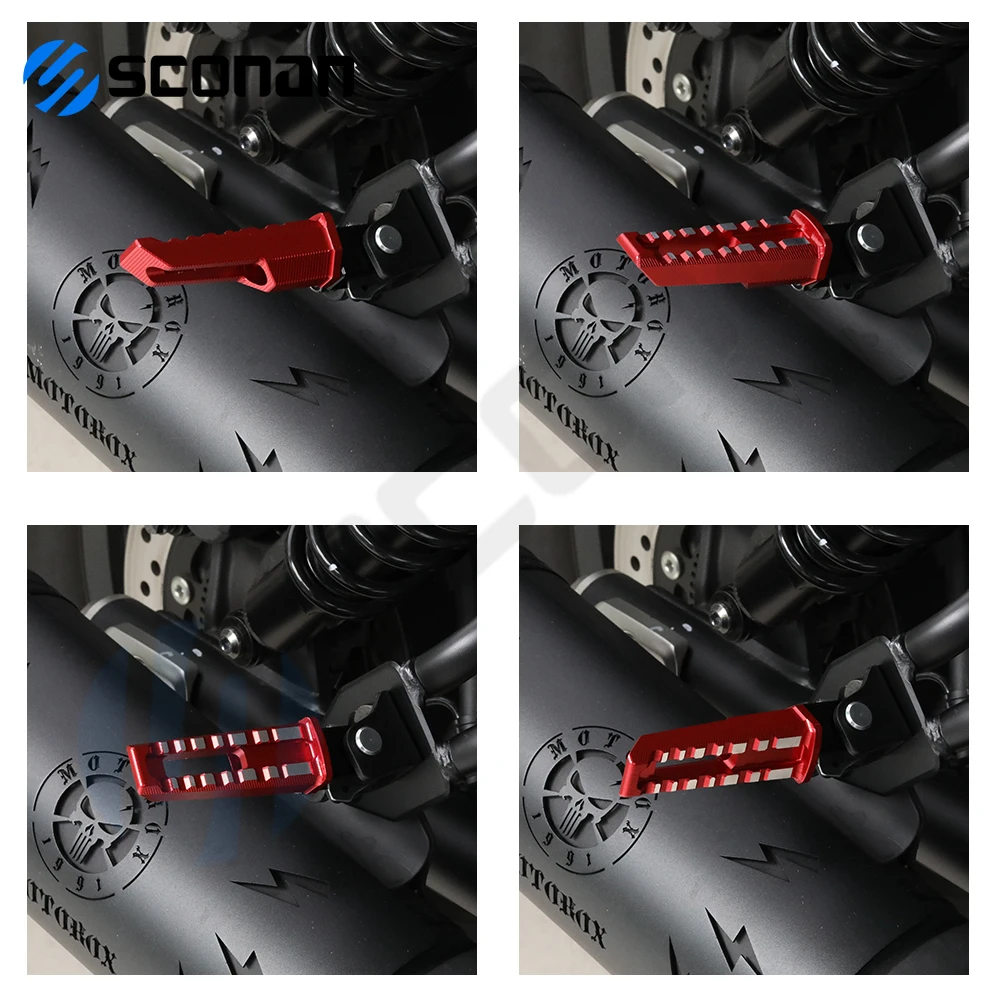 Motorcycle Accessories For ninja1000sx NINJA 1000SX NINJA1000 SX Z1000SX Z 1000 SX Rear Foot Pegs Rests Passenger Footrests