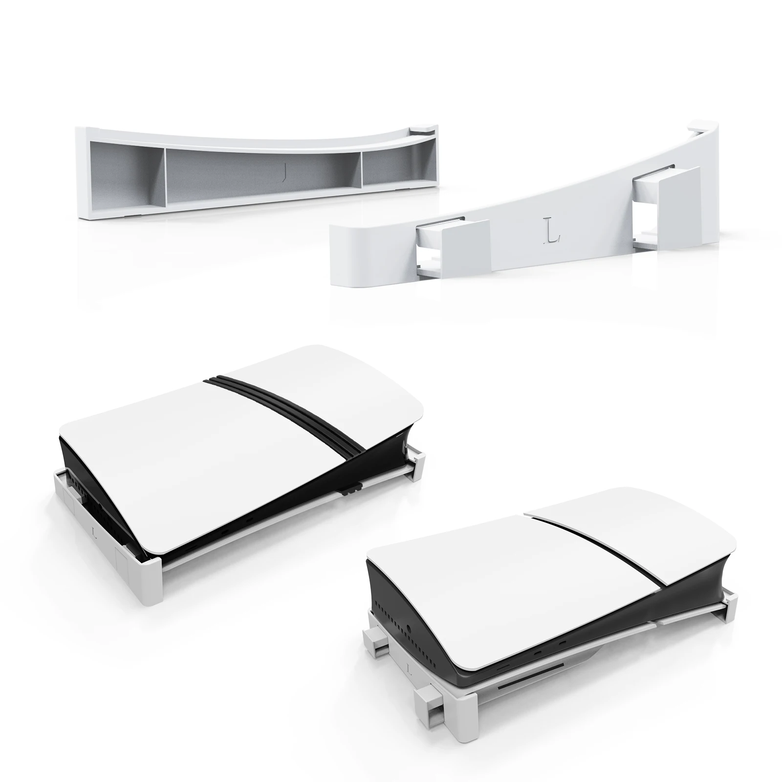 ゲーム機水平スタンド-ps5-slim-ps5-pro対応、playstation-5本体用ベースホルダー