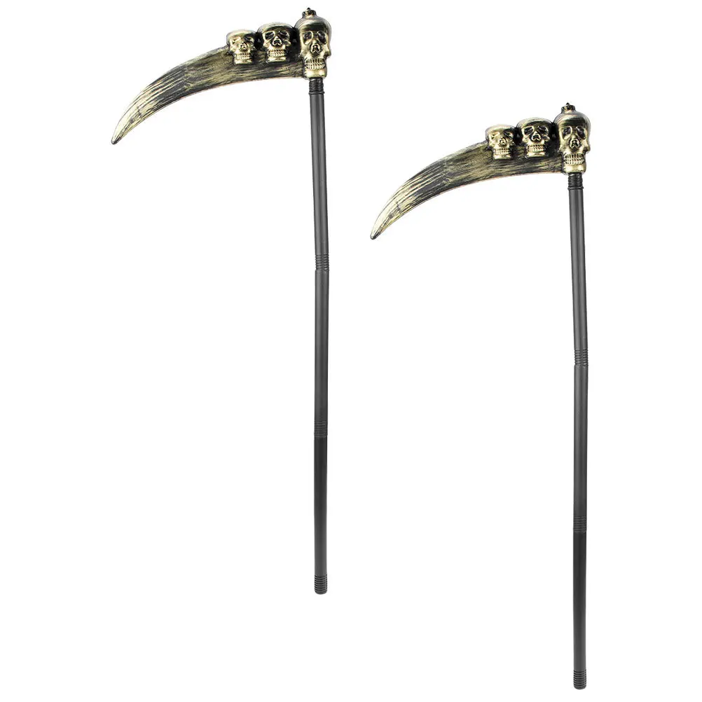 

2Pcs Halloween Props Plastic Durable Cosplay Accessory for Halloween Party Supplies Realistic Decoration