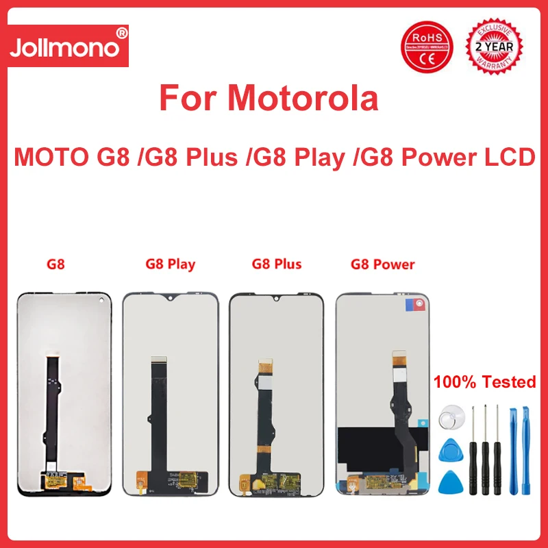 LCD For MOTO G8 Play LCD G8 Plus Display Touch Screen Digitizer Assembly For MOTO G8 Power G8 Power Lite LCD Replacemen