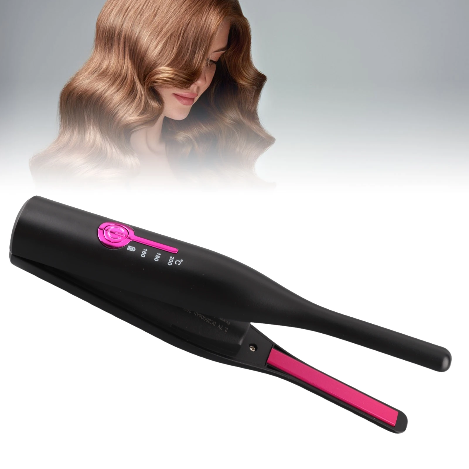 

Pencil Flat Iron Fast Heating Cordless Small Flat Iron Hair Straightener Curler for All Hair Types Flat Irons for Short Hair