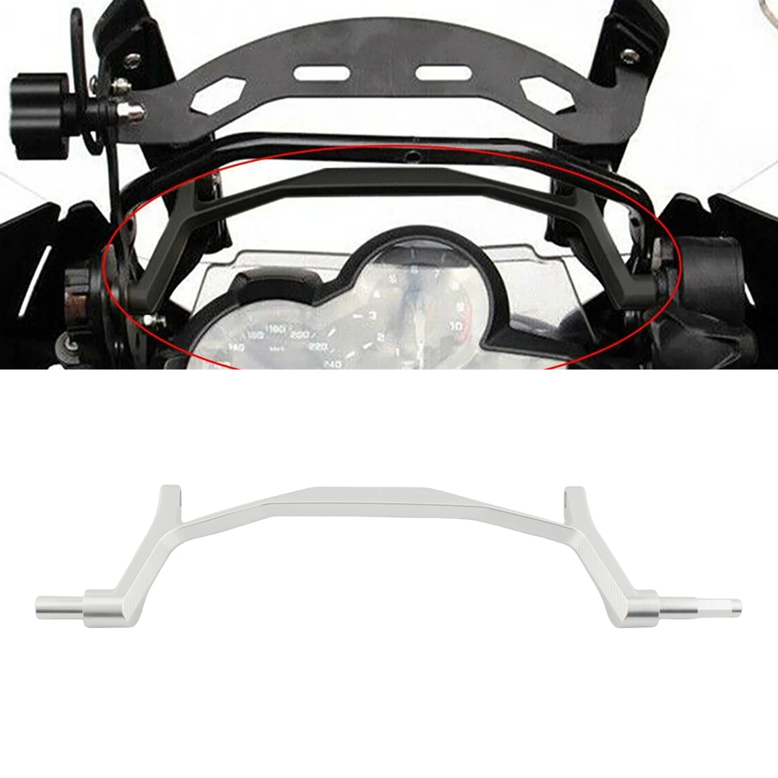 

Motorcycle Windscreen Windshield Bracket Holder Mount For BMW R 1250 GS R 1250 GS Adventure R 1200 GS LC R 1200 GS LC Adv 2013+