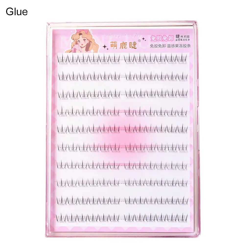 Natürliche untere Wimpern, 5 mm, kurze, whispy-Bottom-Cluster, nicht nachweisbare gefälschte Wimpern, wasserdicht, langlebig, zur dezenten Verbesserung