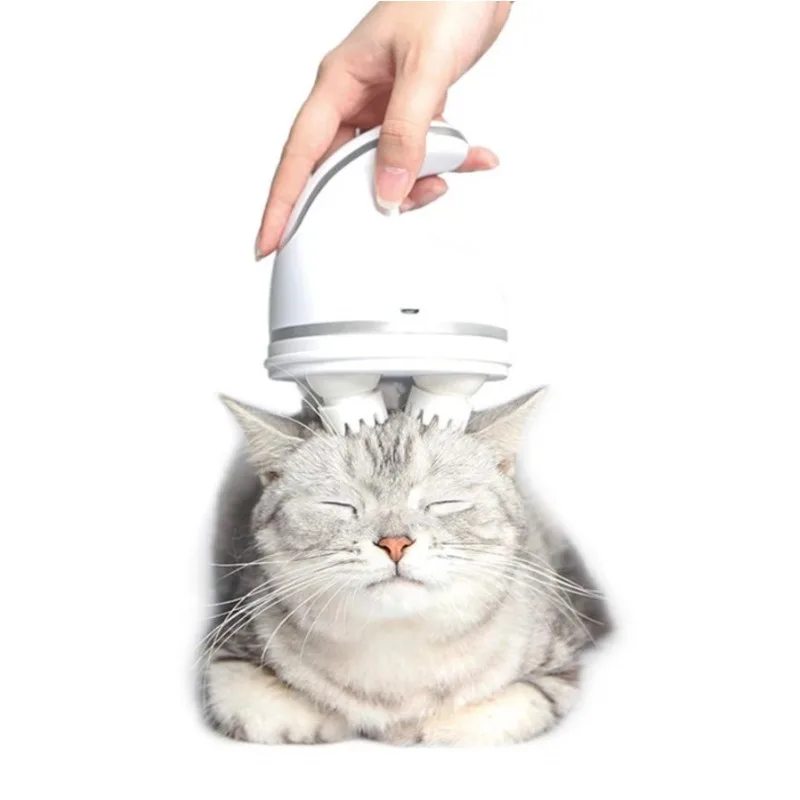 Pet Supply Multi-function Household Cat Claw Electric Pet Head Massager for Cats Waterproof Electric Head Massage