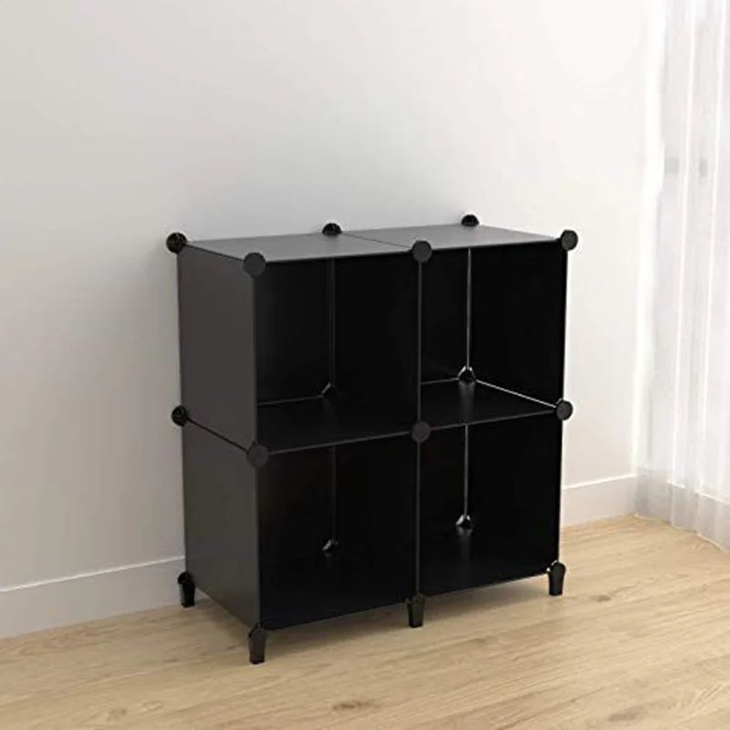 Plastic Shelving Household Red Wine Rack Simple Combination Cabinet Splinted Plastic Simple Group Device Shelf Storage Cabinet