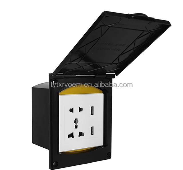 OEM جودة عالية قافلة 86 المقبس تعديل الملحقات السلطة التصحيح صندوق مقاوم للماء التوصيل نوع USB RV المقبس التصحيح مربع