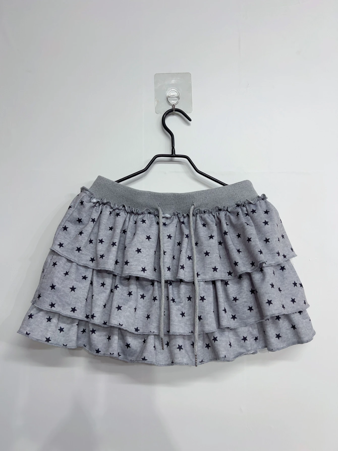 Y2K Sternenmuster Sexy Damen Sommer Grunge Emo 2000er Acubi Mini Kawaii Rüschen Niedrige Taille Koreanische Mode Rock Cutecore Alternative Kleidung – Detail 6