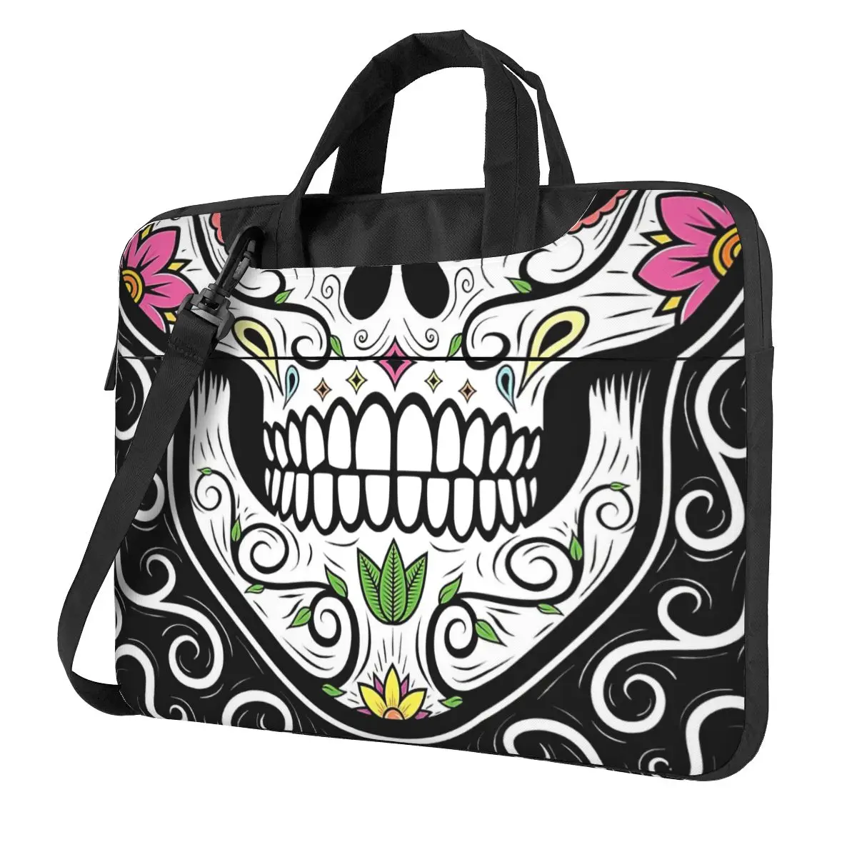 

Mexican Skull Day Of The Dead Mask ( Laptop Bag Case Protective Vintage Computer Bag Bicycle Crossbody Laptop Pouch