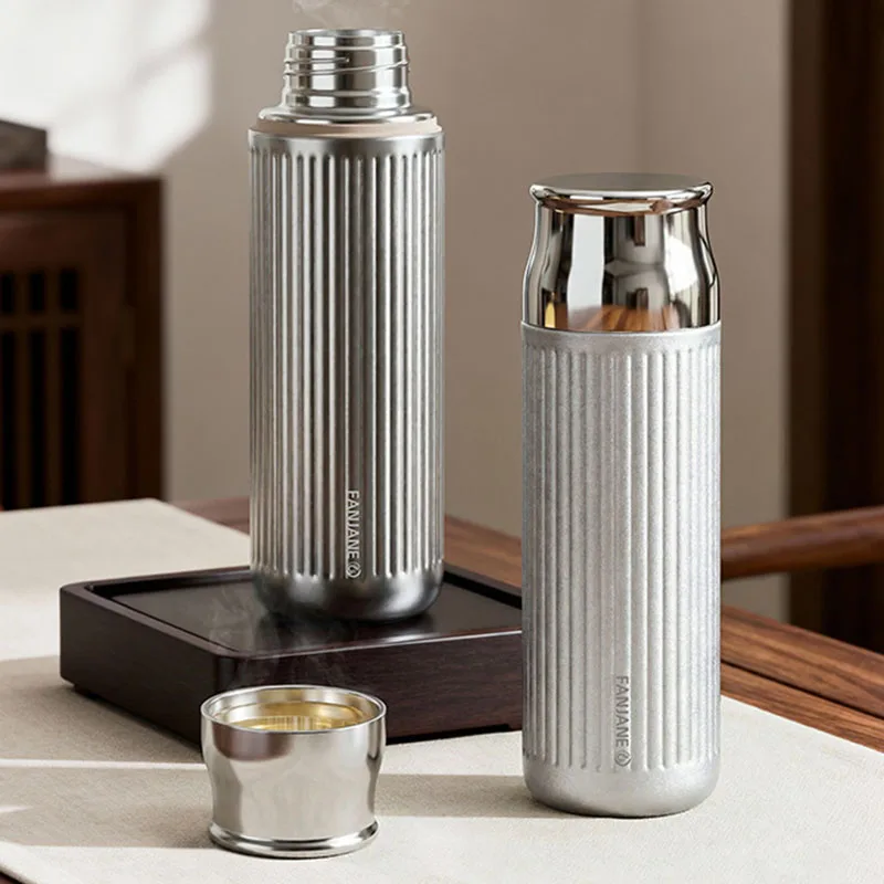 

Термос для бизнеса 500 мл с магнитной крышкой, ситечком, из нержавеющей стали с двойными стенками